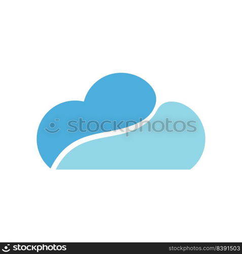 cloud logo vector illustration  icon template