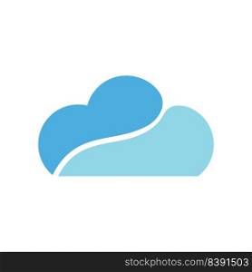 cloud logo vector illustration  icon template