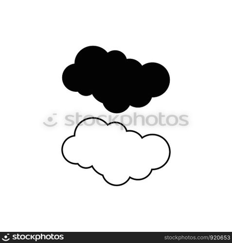 cloud  logo vector template design