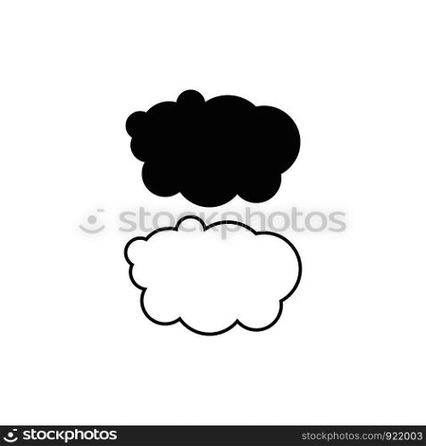 cloud logo vector template design