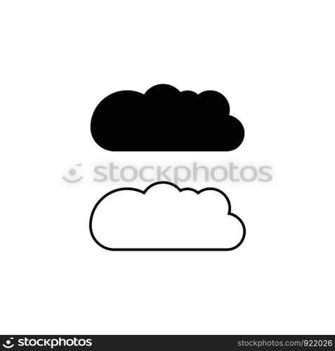 cloud  logo vector template design
