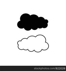 cloud logo vector template design