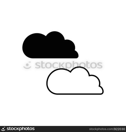 cloud  logo vector template design