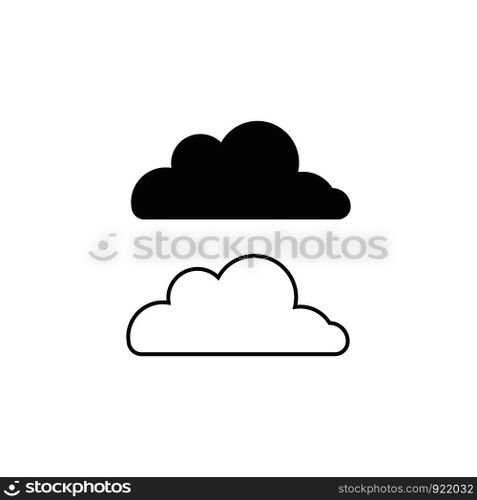 cloud  logo vector template design