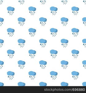 Cloud rain pattern seamless in flat style for any design. Cloud rain pattern seamless