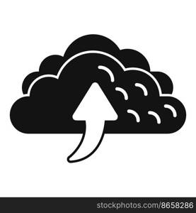 Cloud repost icon simple vector. Report chart. Data document. Cloud repost icon simple vector. Report chart