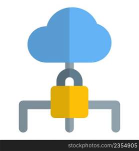 Cloud server used to execute apps and store data.