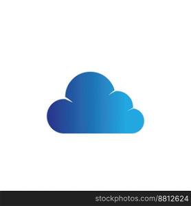 Cloud servers data logo and symbols icons