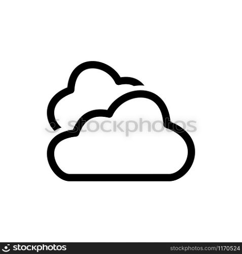 Cloud signage icon design trendy