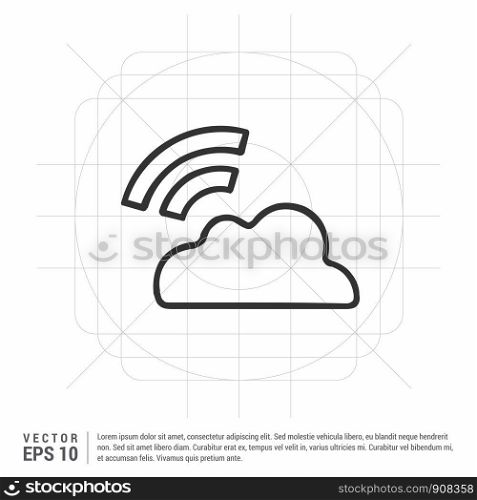 Cloud Signal Icon