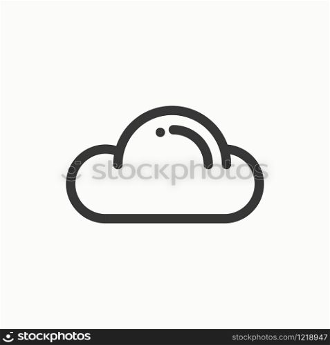 Cloud, sky, line simple icon. Weather symbols. Meteorology. Forecast design element. Template for mobile app, web and widgets. Vector linear icon. Isolated illustration. Flat sign Logo. Cloud, sky, heaven, line simple icon. Weather symbols. Meteorology. Forecast design element. Template for mobile app, web and widgets. Vector linear icon. Isolated illustration. Flat sign. Logo.