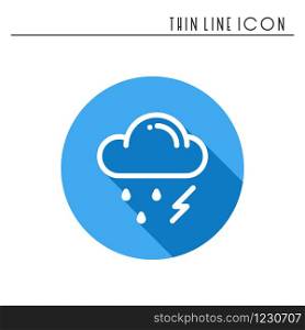 Cloud, sky, rain, storm line simple icon. Weather symbols. Meteorology. Forecast design element. Template for mobile app, web and widgets. Vector linear icon. Isolated illustration. Flat sign Logo. Cloud, sky, rain, storm line simple icon. Weather symbols. Meteorology. Forecast design element. Template for mobile app, web and widgets. Vector linear icon. Isolated illustration. Flat sign. Logo.