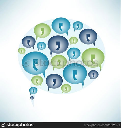Cloud speech bubble