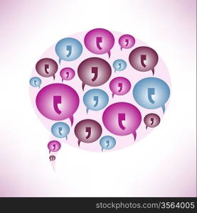 Cloud speech bubble