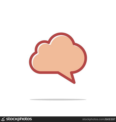 Cloud Speech Icon Logo Template Illustration Design. Vector EPS 10.