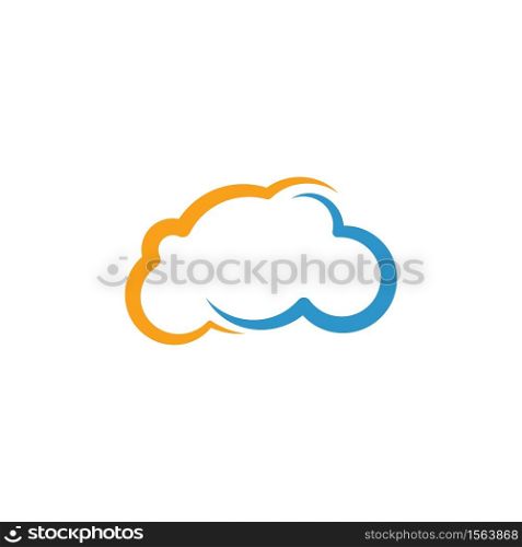 Cloud stock vector design Template