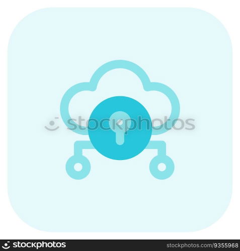 Cloud storage system with data encryption.