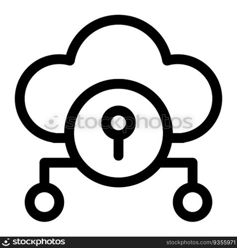 Cloud storage system with data encryption.