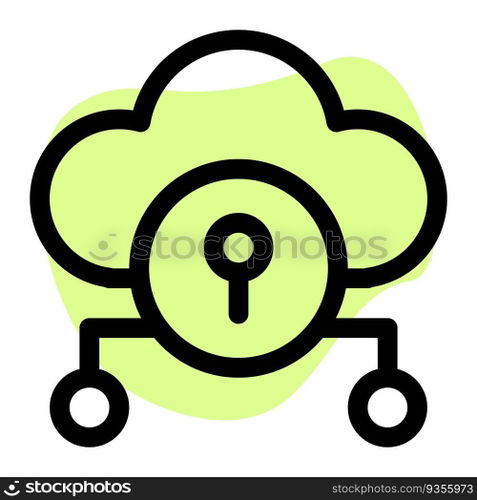 Cloud storage system with data encryption.