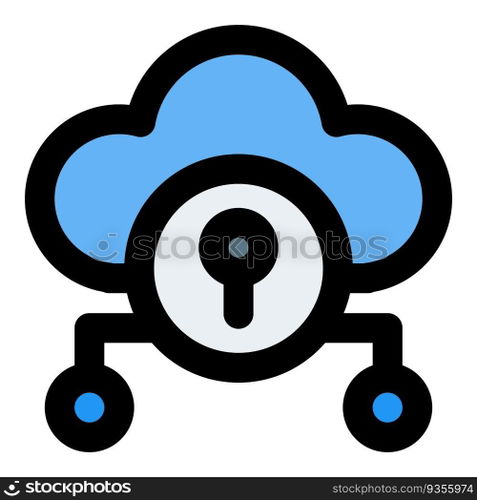 Cloud storage system with data encryption.