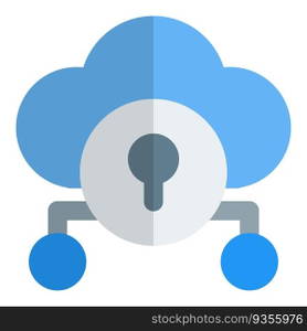 Cloud storage system with data encryption.