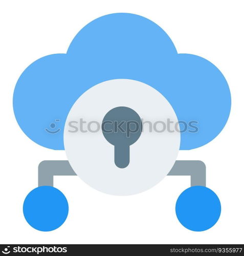 Cloud storage system with data encryption.