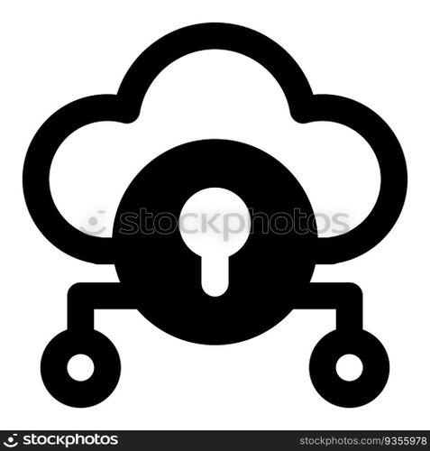 Cloud storage system with data encryption.