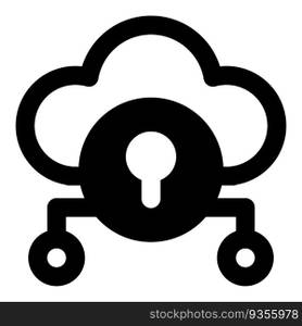 Cloud storage system with data encryption.