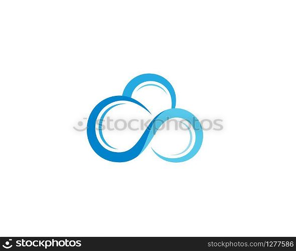Cloud symbol illustration design