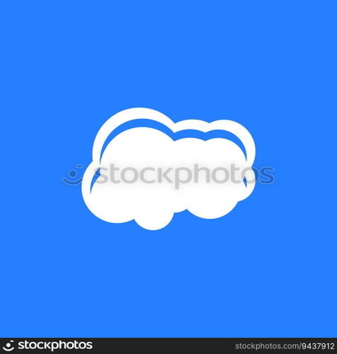 Cloud Techno Logo Vector Template
