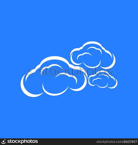 Cloud Techno Logo Vector Template