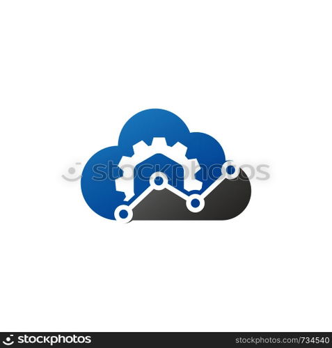 cloud technology logo template