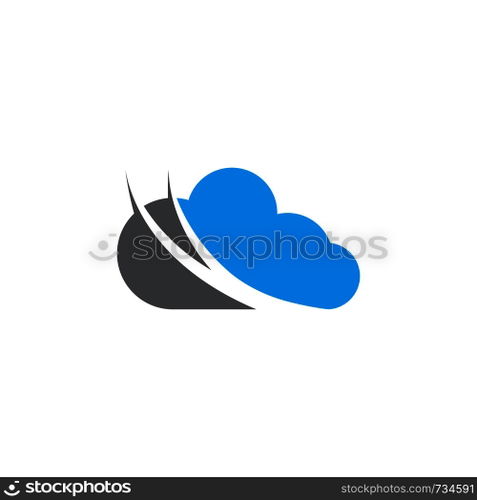 cloud technology logo template