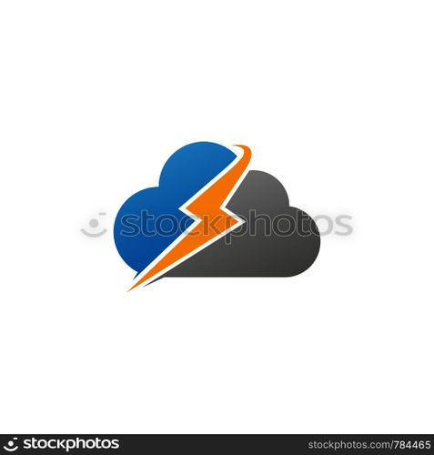 cloud technology logo template