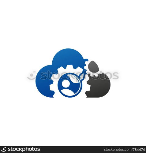 cloud technology logo template