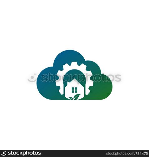 cloud technology logo template