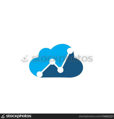 cloud technology logo vector