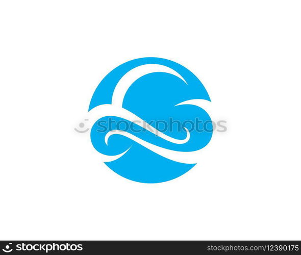 cloud technology vector logo template design vector 