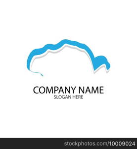 Cloud template vector icon illustration design