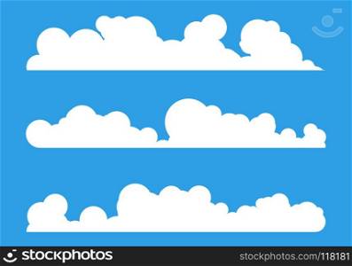 Cloud template vector icon illustration design background