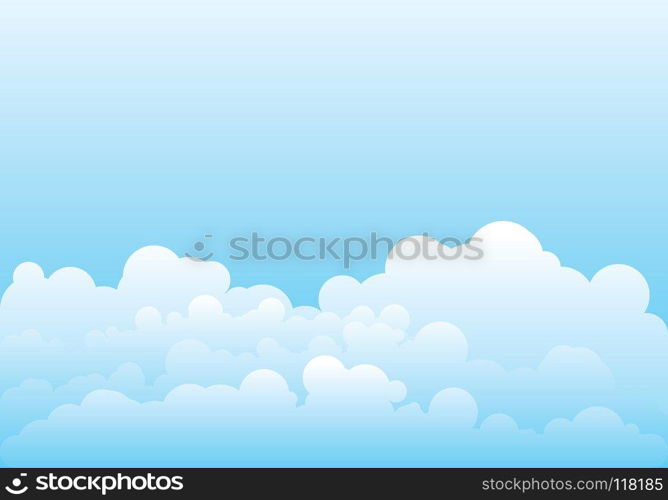 Cloud template vector icon illustration design background