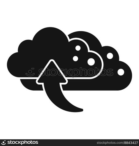 Cloud upload icon simple vector. Backup data. Storage server. Cloud upload icon simple vector. Backup data