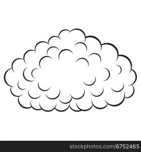 Cloud , vector illustration