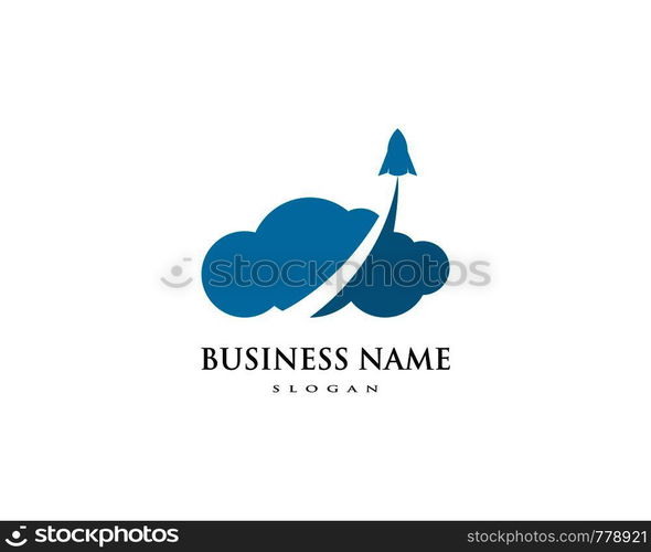 cloud vector logo template design vector 