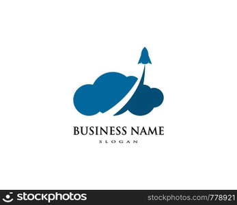 cloud vector logo template design vector 