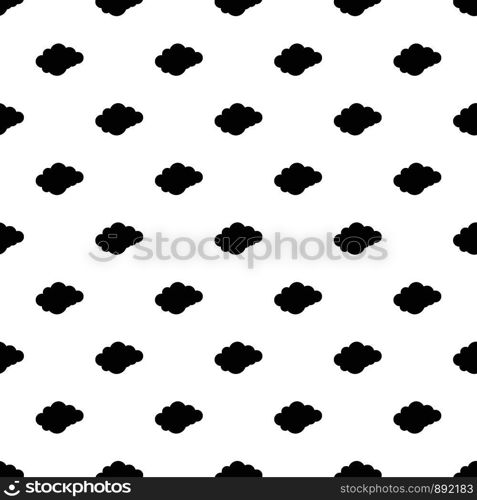 Cloud with downfall pattern seamless vector repeat geometric for any web design. Cloud with downfall pattern seamless vector