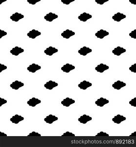 Cloud with downfall pattern seamless vector repeat geometric for any web design. Cloud with downfall pattern seamless vector