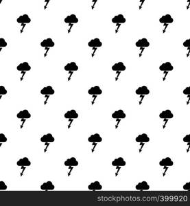 Clouds and storm pattern. Simple illustration of clouds and storm vector pattern for web. Clouds and storm pattern, simple style