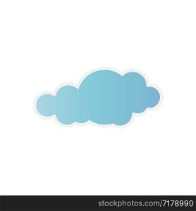 clouds. Blue sky with different cloud shapes. Cute summer cloudscape, cloudy landscape, simplicity nature aerial panorama vector comic book collection