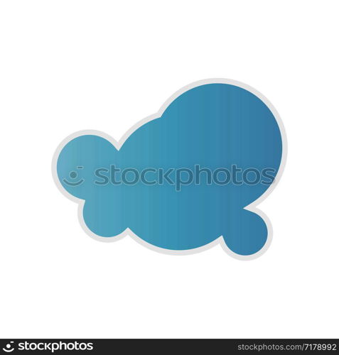 clouds. Blue sky with different cloud shapes. Cute summer cloudscape, cloudy landscape, simplicity nature aerial panorama vector comic book collection